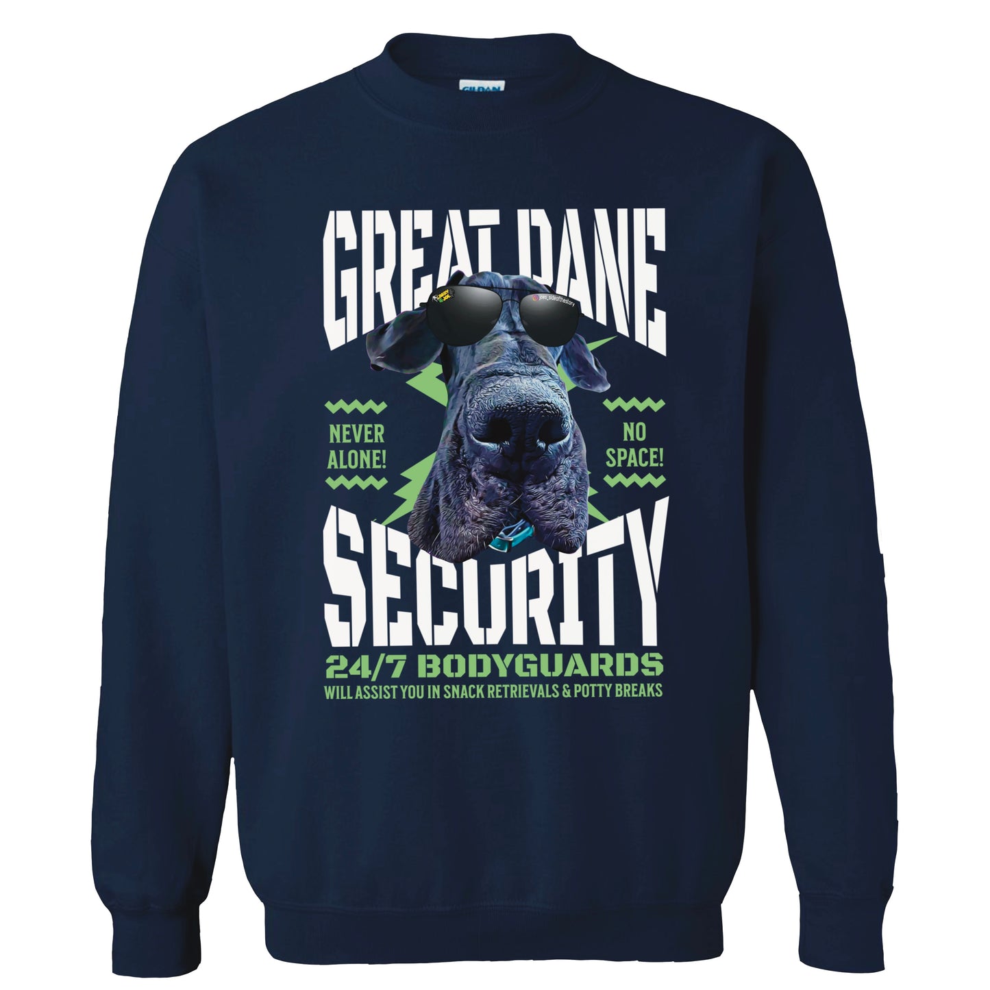 Joe Great Dane Security Sweatshirt