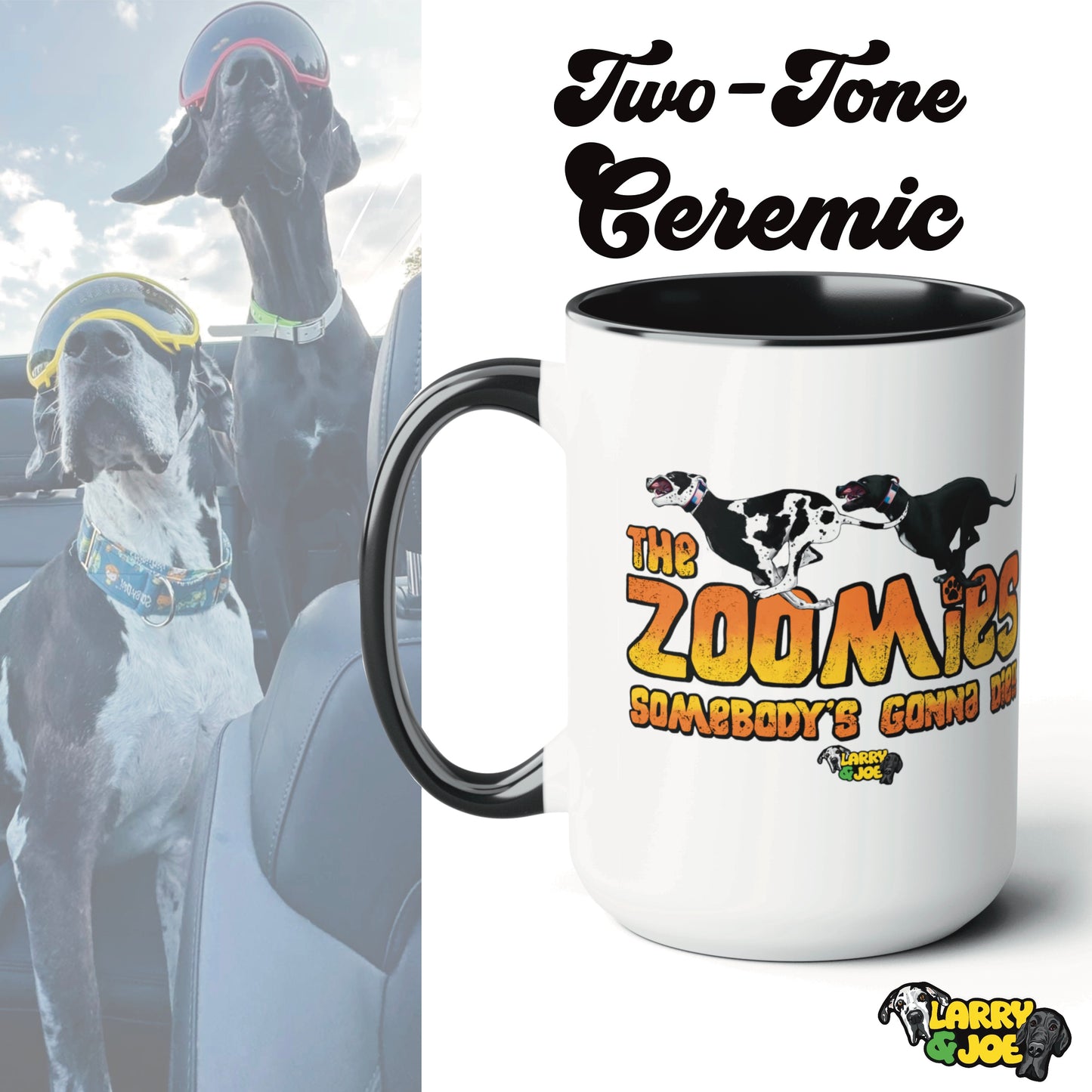 Zoomies Large 15oz Ceramic Mug