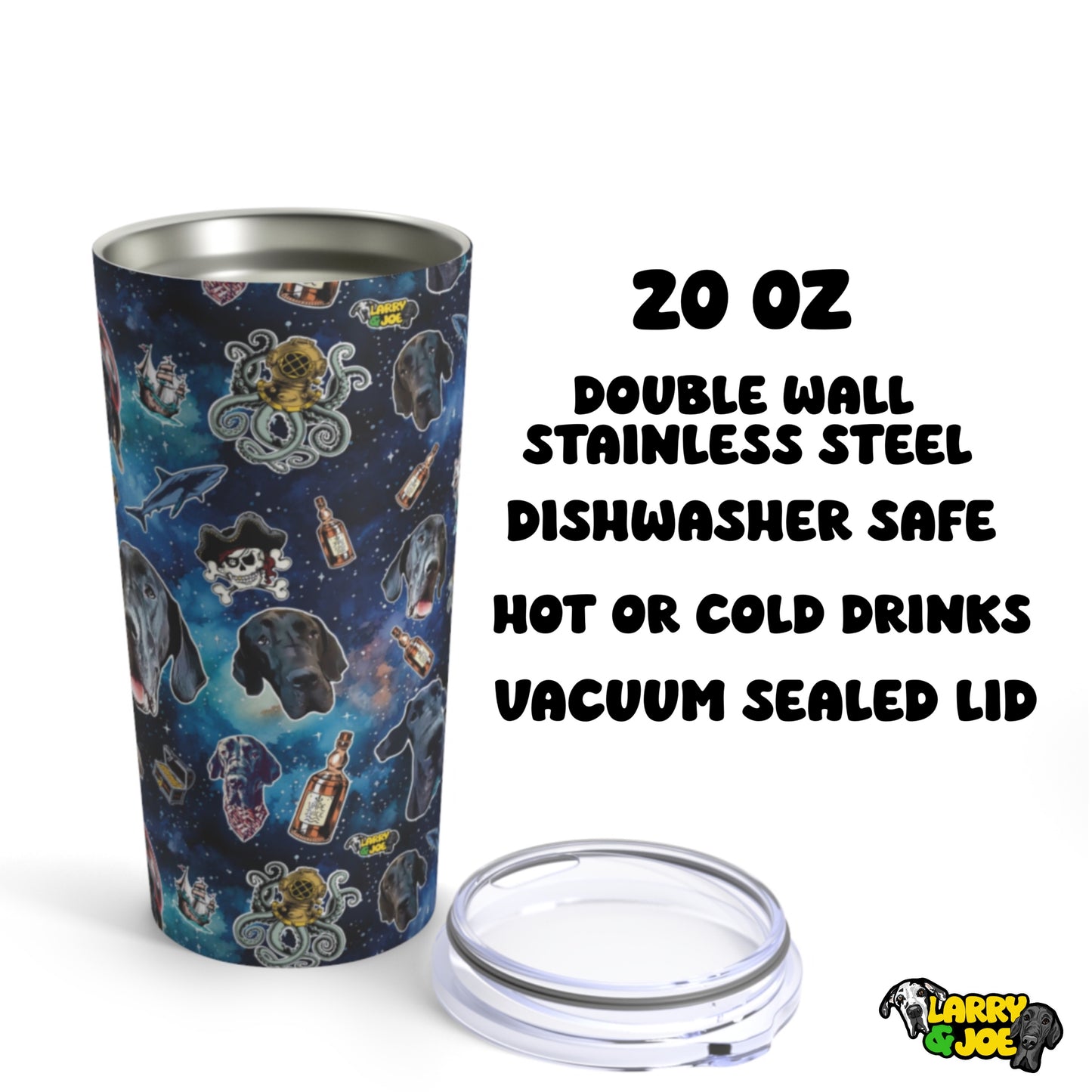 Joe Pirate 20 oz Tumbler