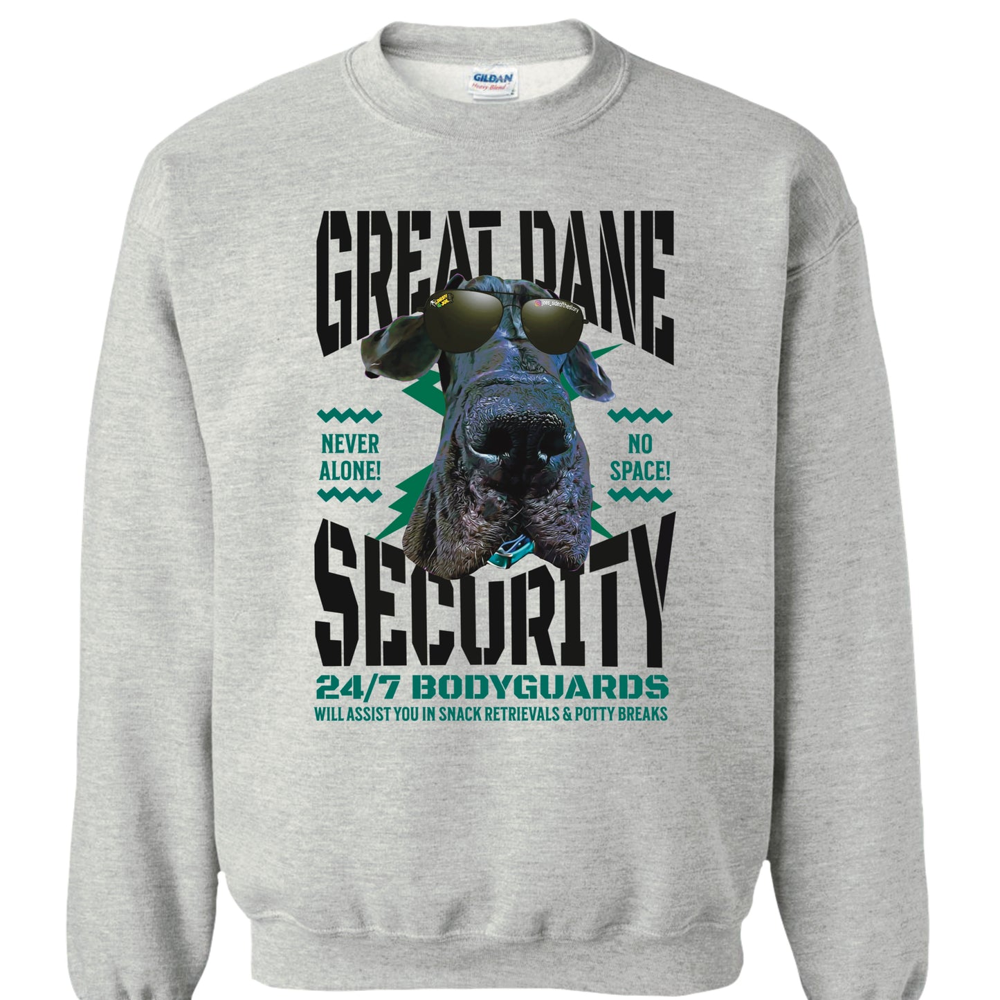 Joe Great Dane Security Sweatshirt