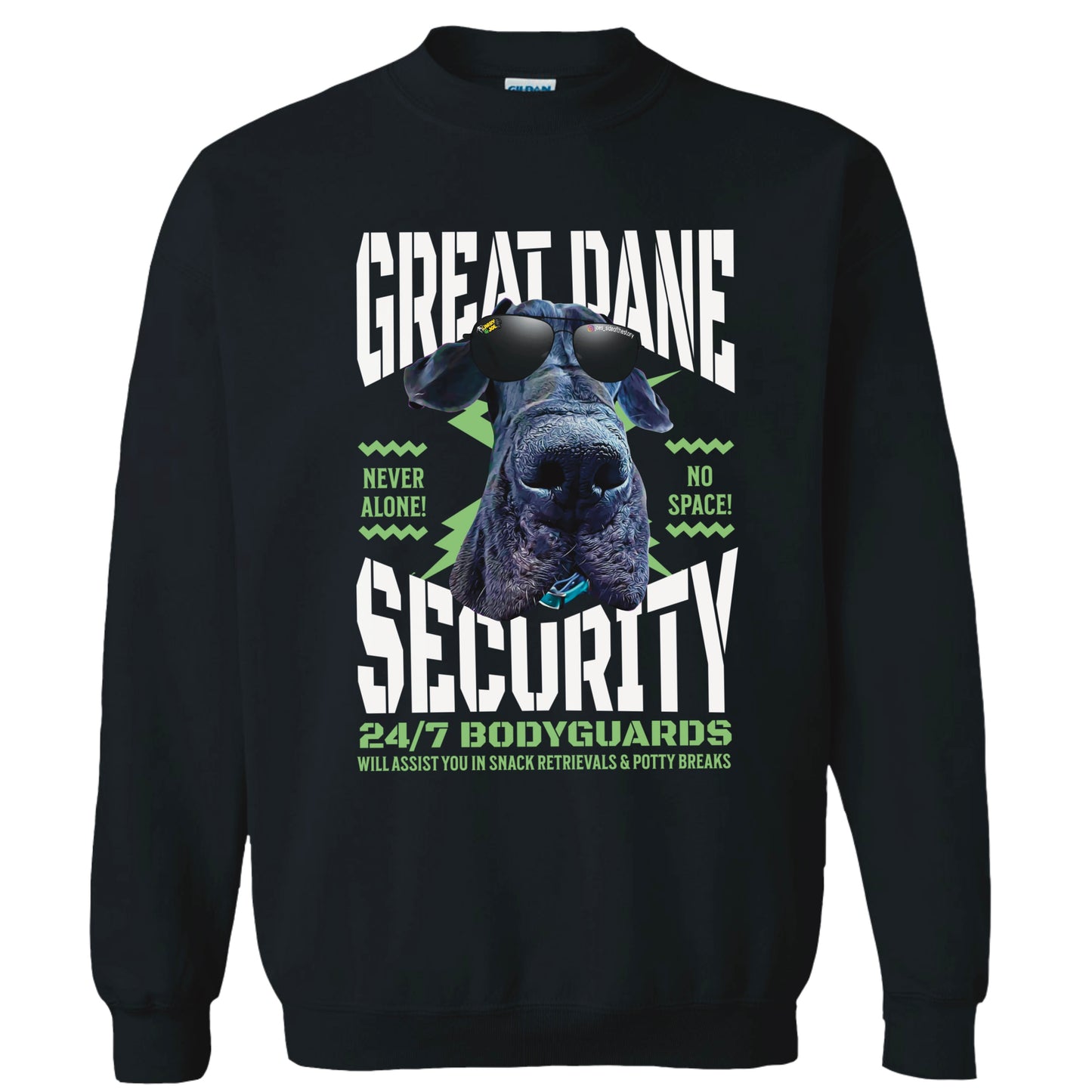 Joe Great Dane Security Sweatshirt