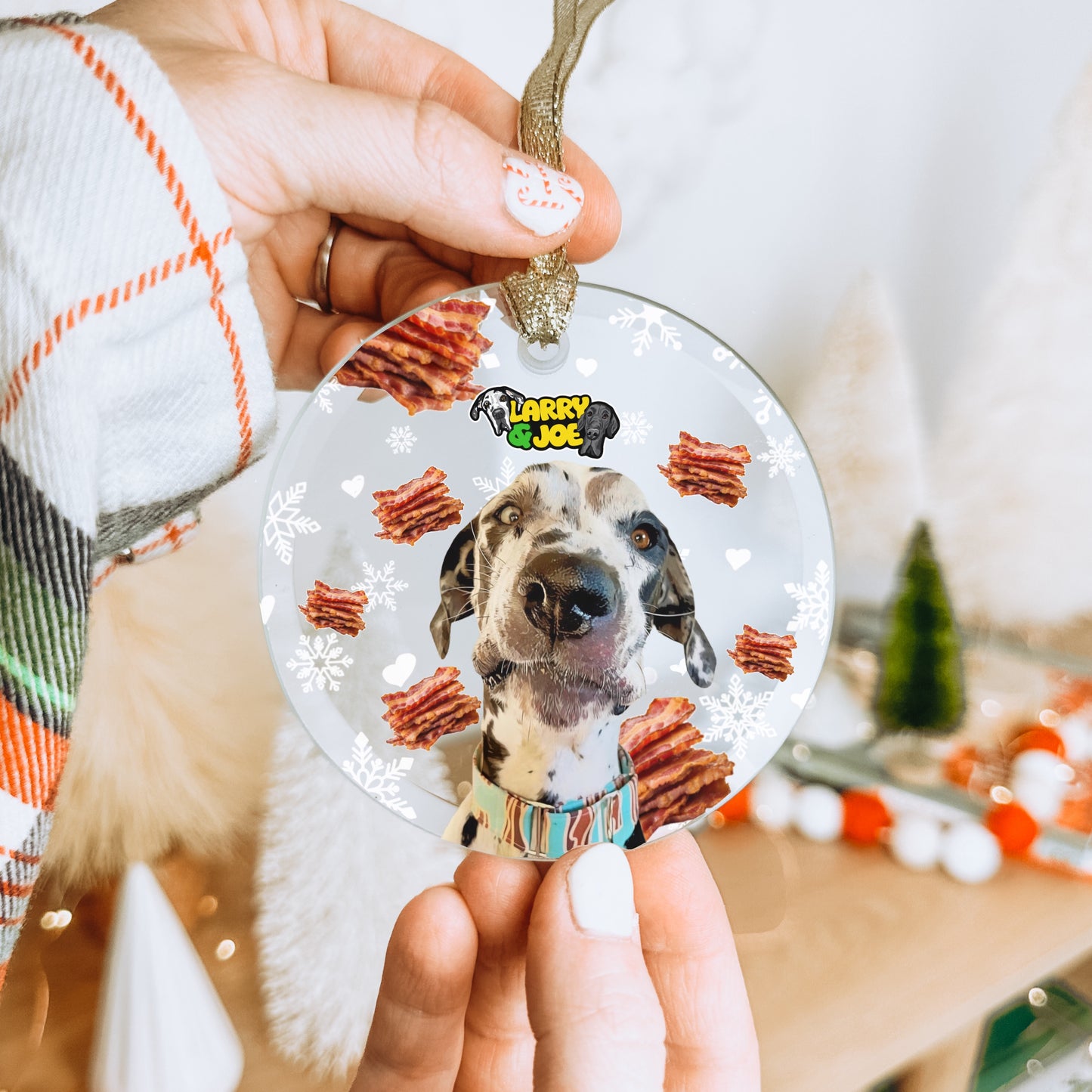 Larry Bacon Christmas Ornament