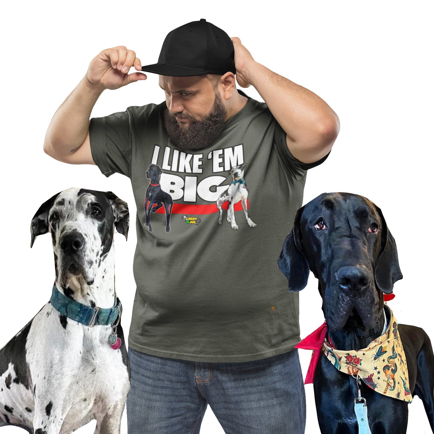 I Like e’m Big Larry & Joe T-Shirt